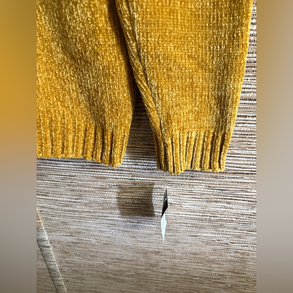 Karen Scott Knit Sweater Women’s Size Large Golden Chenille Soft NWT - Picture 5 of 8